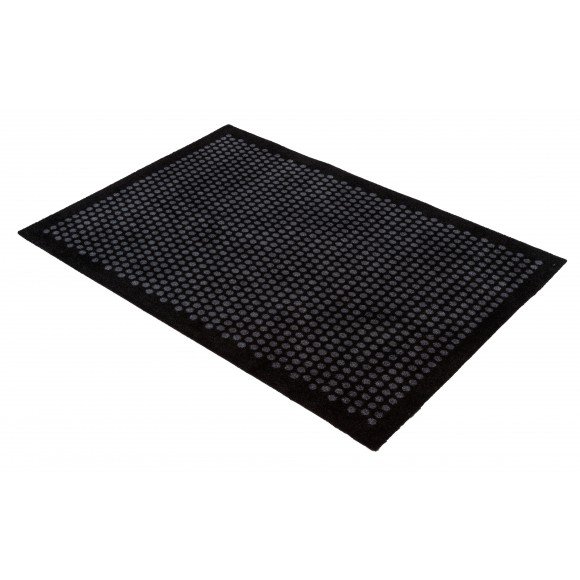 Tica Copenhagen Dot Mtte 90x130 cm, Sort/Gr