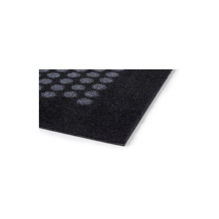 Tica Copenhagen Dot Smudsmtte 67x120 cm, Sort