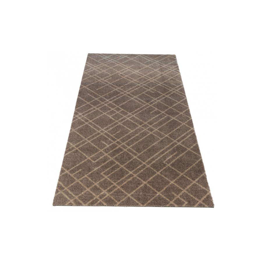 Tica Copenhagen Lines Gulvmtte 67x150 cm, Sand/Beige
