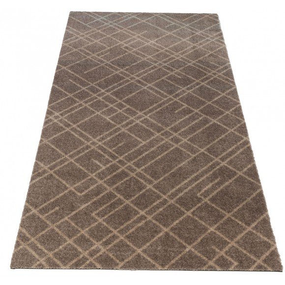 Tica Copenhagen Lines Gulvmtte 67x150 cm, Sand/Beige