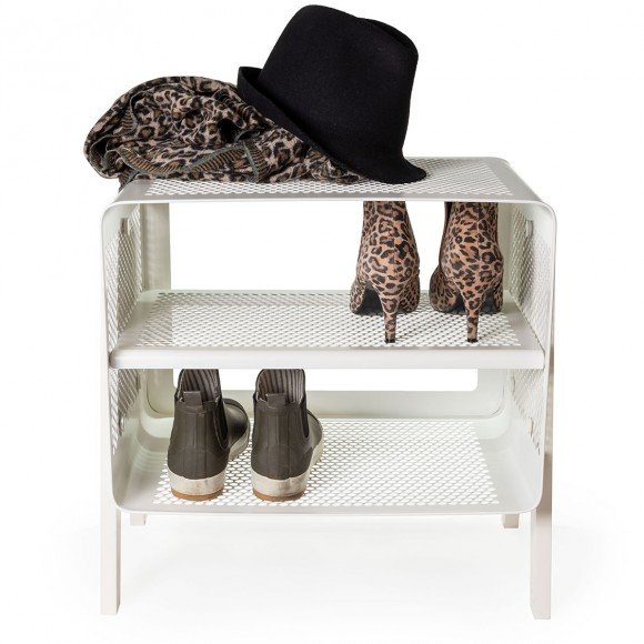 Tica Copenhagen Skoreol til Gulv Lille 50x35x50 cm, Hvid