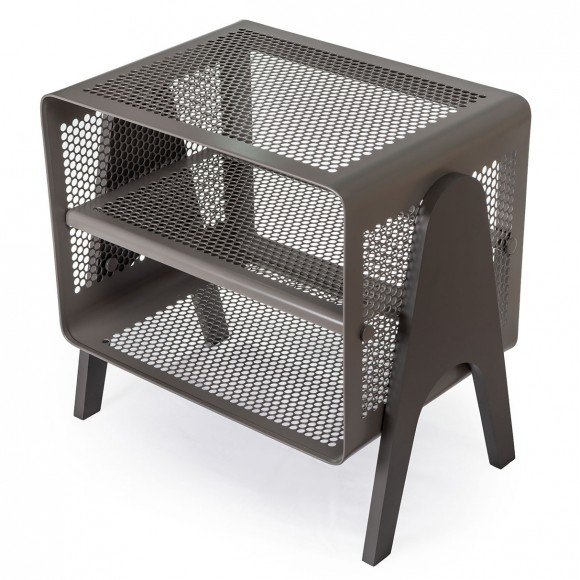 Tica Copenhagen Skoreol til gulv lille 50x35x50 cm, Gr/taupe
