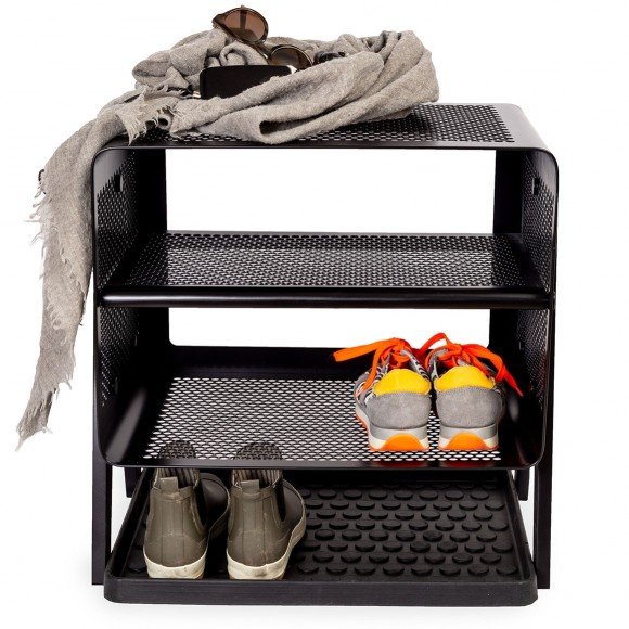 Tica Copenhagen Skoreol til Gulv Lille 50x35x50 cm, Sort