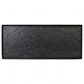 Tica Copenhagen Leaves Skobakke 38x88 cm, Sort