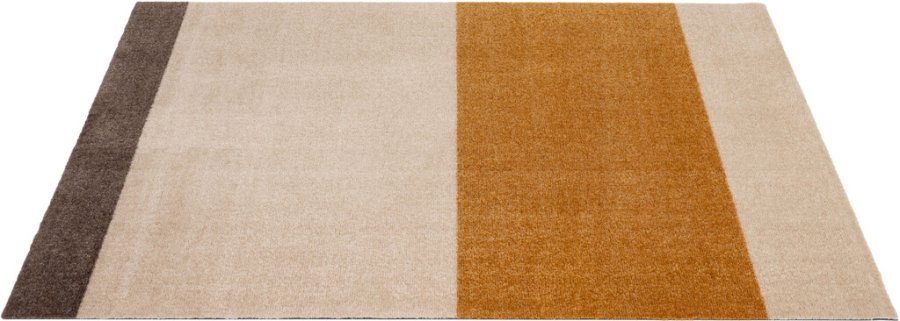 Tica Copenhagen Stripes Horizon Matte 130x90 cm, Ivory/Dijon/Braun