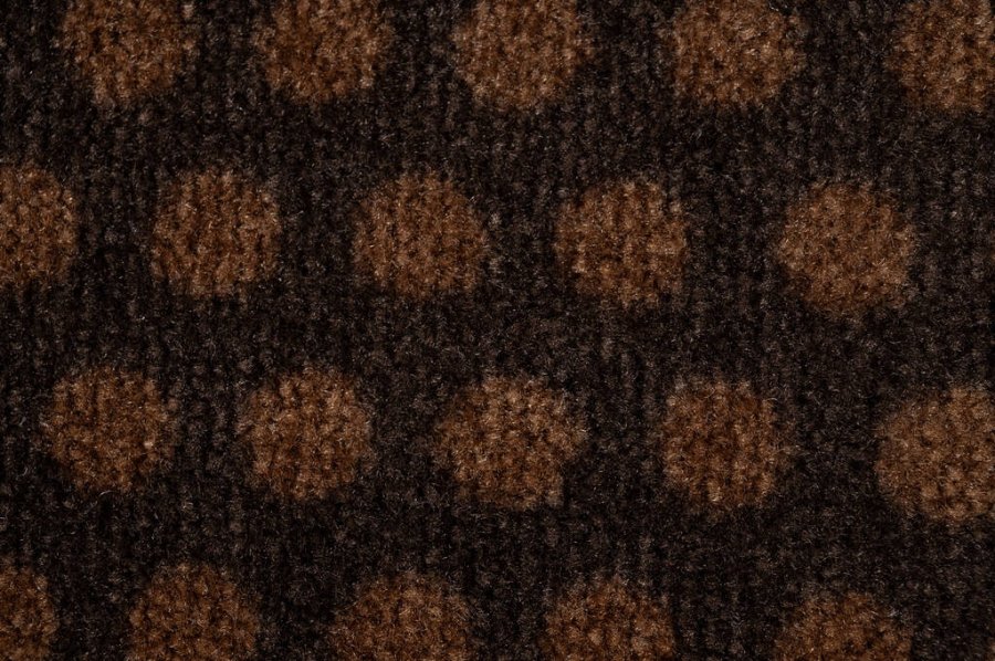 Tica Copenhagen Dot Fumatte 60x40 cm, Dunkelbraun/Cognac