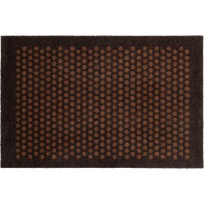 Tica Copenhagen Dot Smudsmtte 60x90 cm, Dark Brown/Cognac