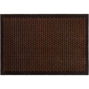 Tica Copenhagen Dot Smudsmtte 90x130 cm, Dark Brown/Cognac
