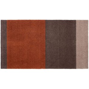 Tica Copenhagen Stripes Horizontal Matte 40x60 cm, Sand/Braun/Terracotta