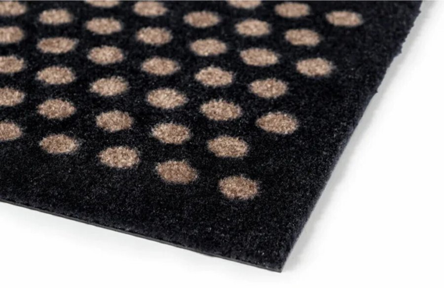 Tica Copenhagen Dot Matte 100x300 cm, Schwarz/Sand