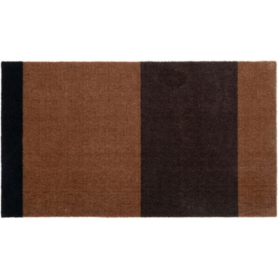 Tica Copenhagen Stripes Horizon Fumatte 40x60 cm, Cognac/Braun/Schwarz