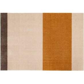 Tica Copenhagen Stripes Horisontal Gulvmtte 90x130 cm, Ivory/Dijon/Brun