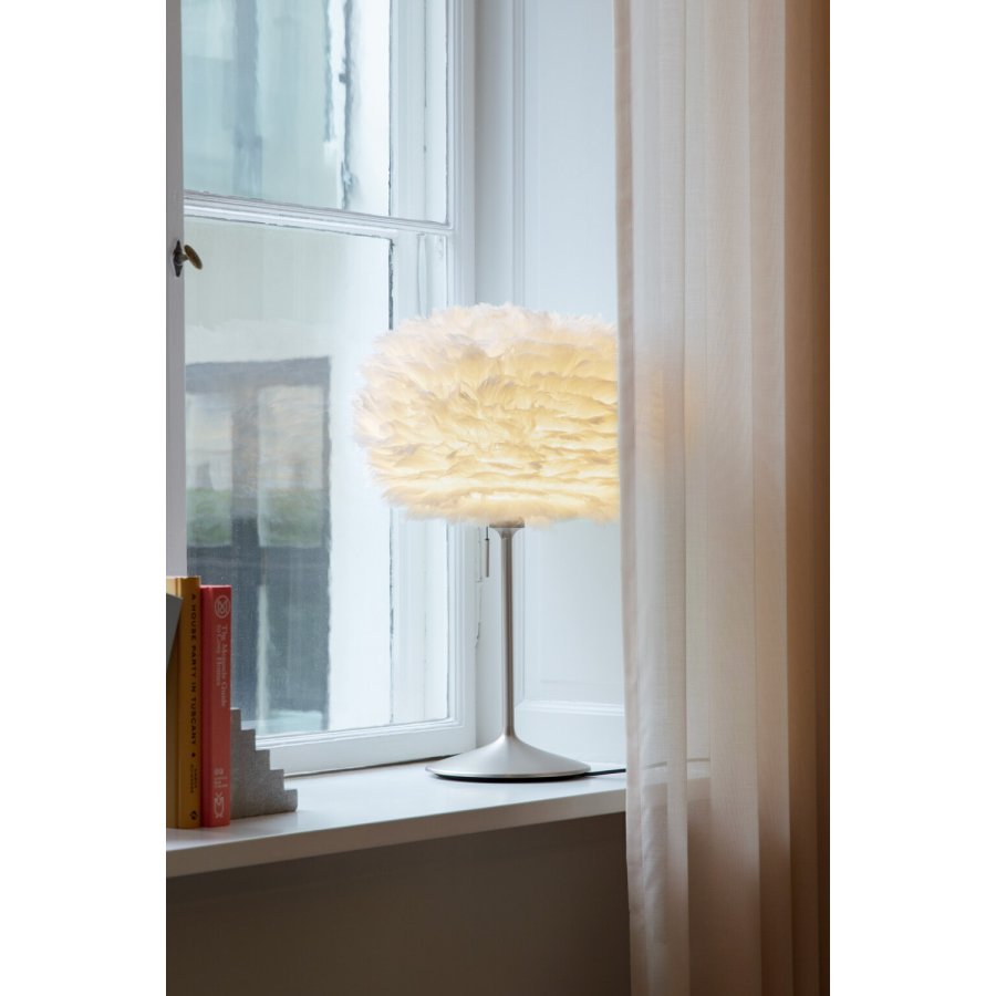 Umage Eos Sant� Tischlampe H72 cm, Geb�rsteter Stahl/Wei�
