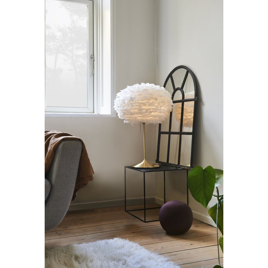 Umage Eos Sant� Tischlampe H72 cm, Geb�rstetes Messing/Wei�