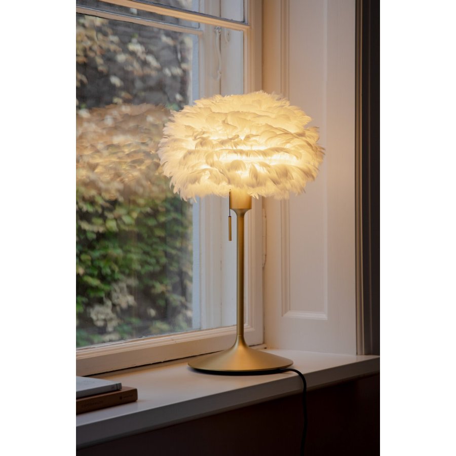 Umage Eos Sant� Tischlampe H62 cm, Geb�rstetes Messing/Wei�