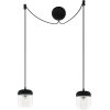 UMAGE Acorn 2 Pendel �14 cm, Klar/Sort