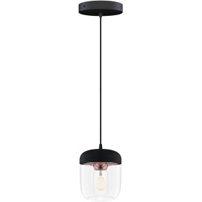 UMAGE Acorn Pendel �14 cm, Sort/Kobber
