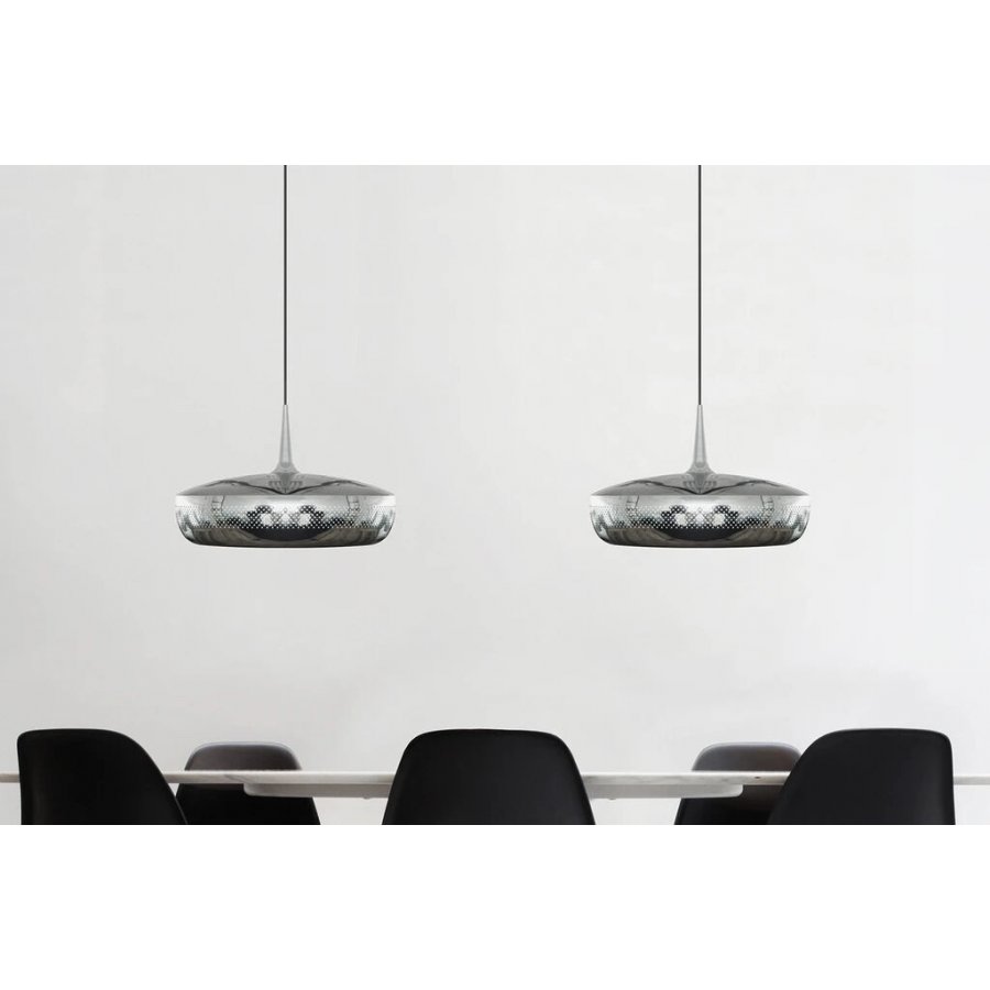 UMAGE Clava Dine Lampesk�rm �43 cm, Poleret St�l