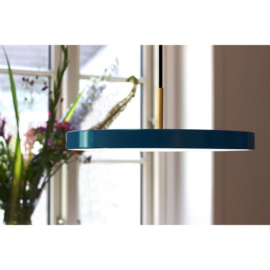 UMAGE Asteria Pendel 43 cm, Petrol Blue