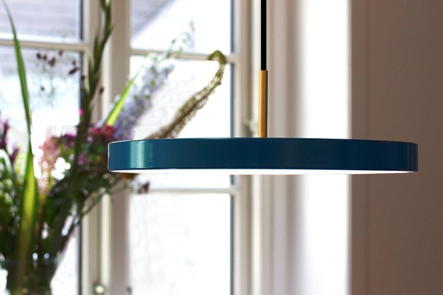 UMAGE Asteria Pendel 43 cm, Petrol Blue