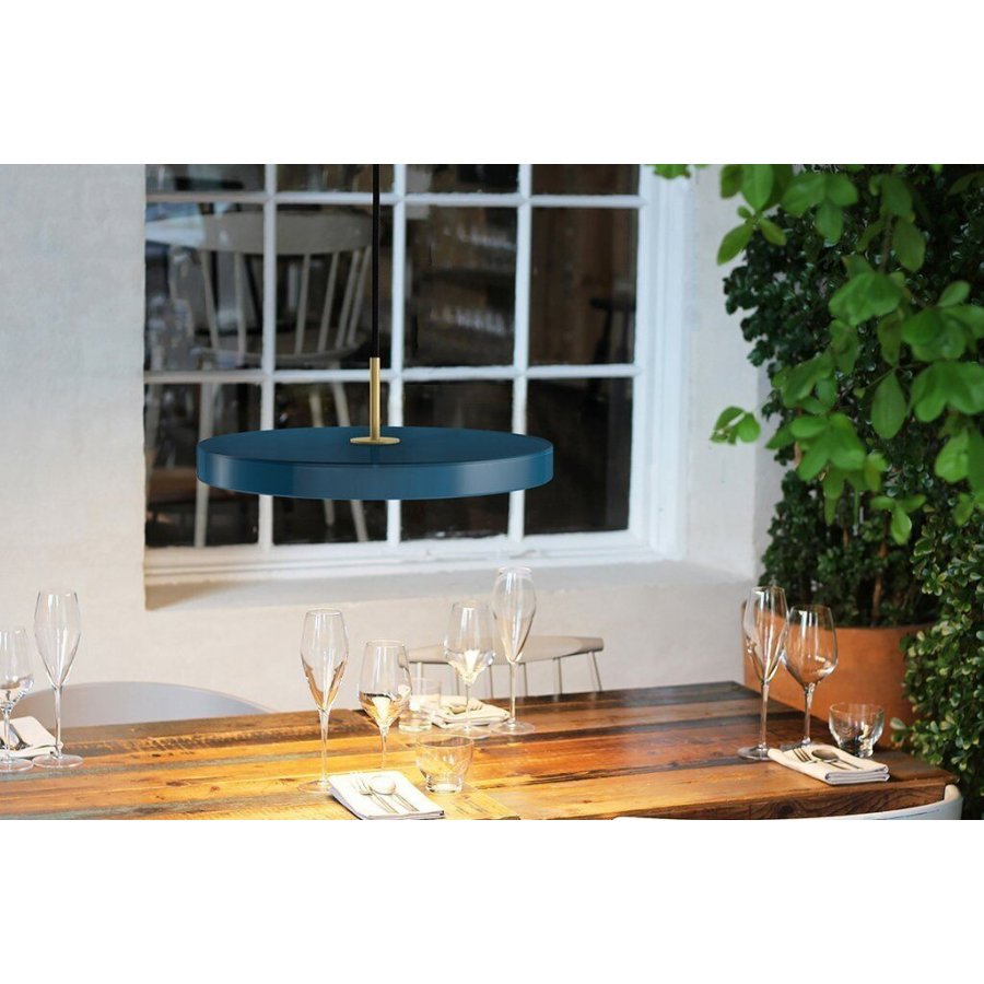 UMAGE Asteria Pendel 43 cm, Petrol Blue
