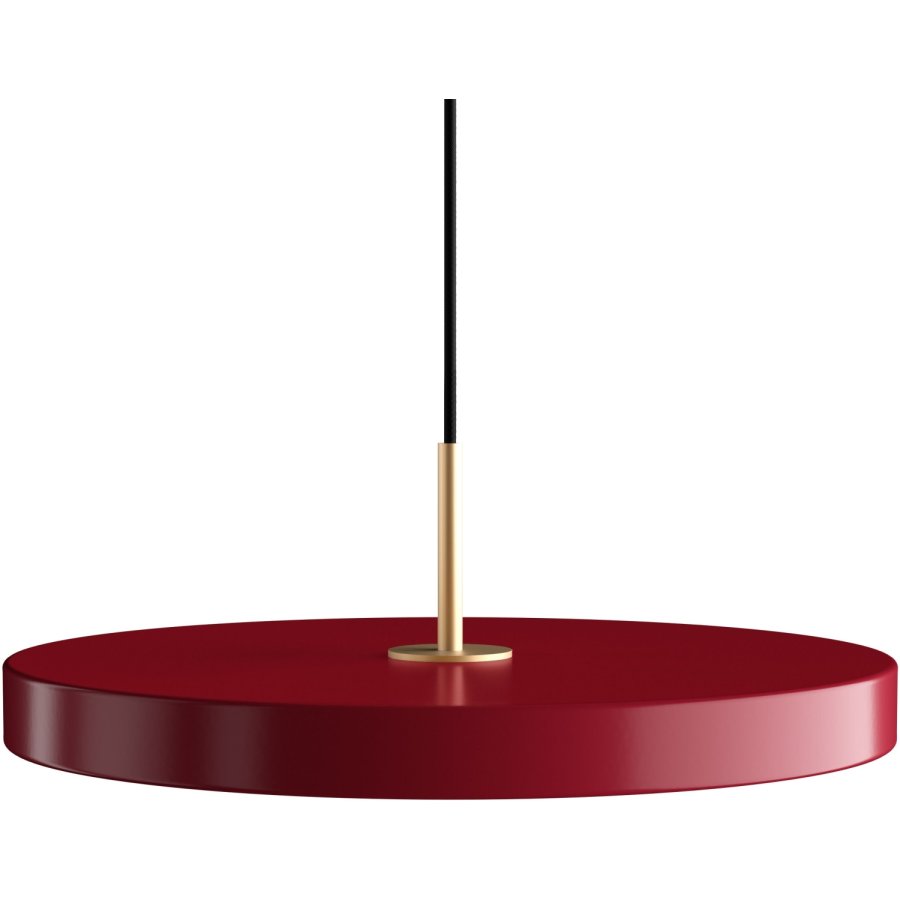 UMAGE Asteria Hanglamp �43 cm, Ruby Red/Messing