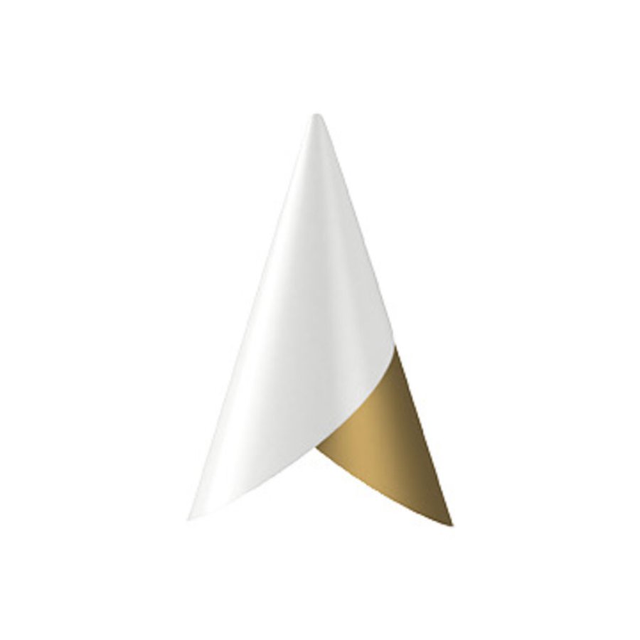 Umage Cornet Lampeskrm, White/Brass