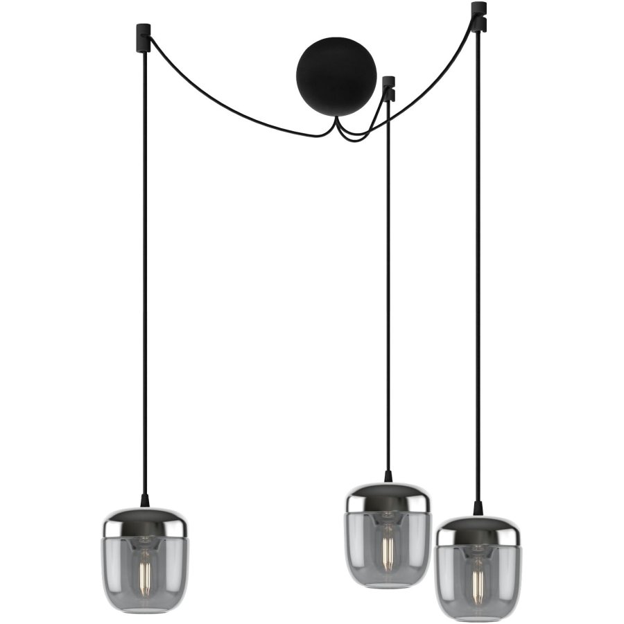UMAGE Acorn 3 Pendel �14 cm, Smoked/St�l