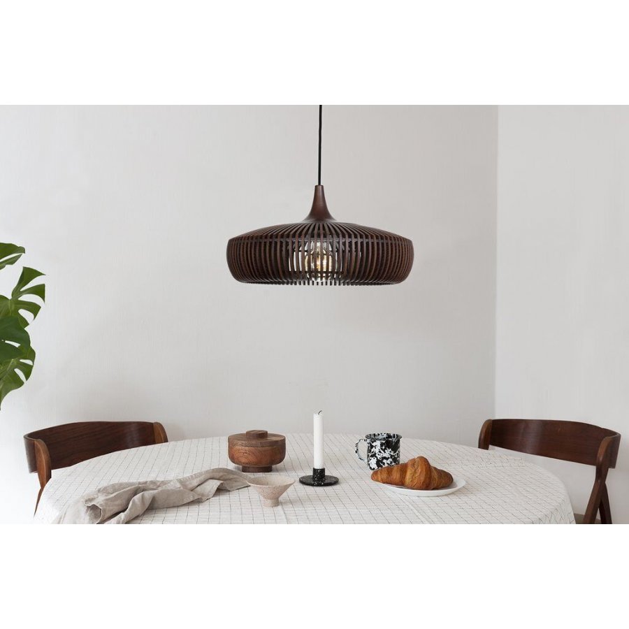 UMAGE Clava Dine Wood Lampesk�rm �43 cm, M�rk Eg