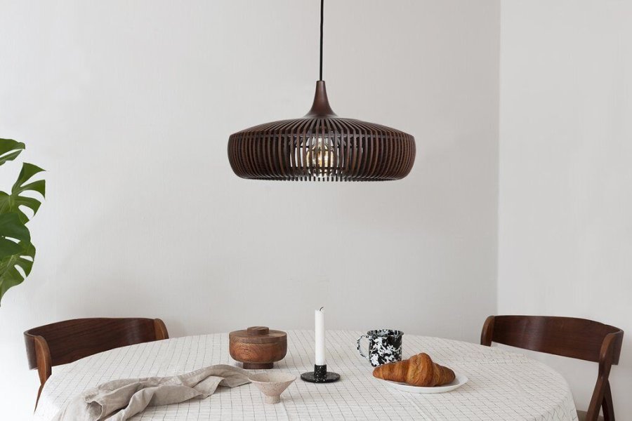 UMAGE Clava Dine Wood Lampesk�rm �43 cm, M�rk Eg