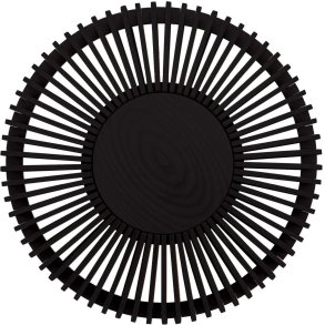 UMAGE Clava Wandleuchte �35 cm, Schwarz