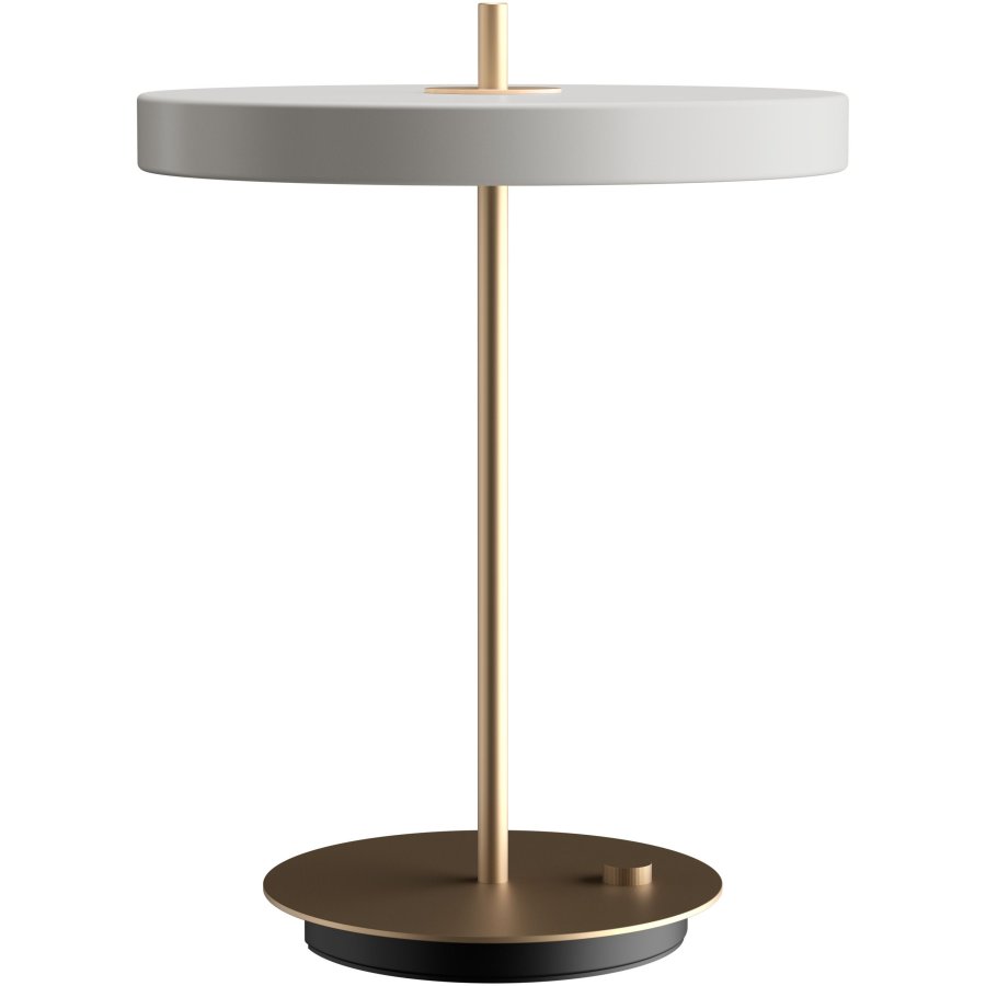 UMAGE Asteria Trdls Bordlampe LED H41,5 cm, Nuance Mist/Messing