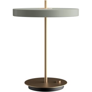 UMAGE Asteria Trdls Bordlampe LED H41,5 cm, Nuance Olive/Messing
