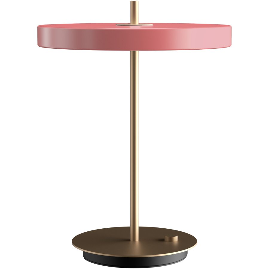 UMAGE Asteria Trdls Bordlampe LED H41,5 cm, Nuance Rose/Messing