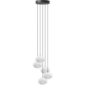 UMAGE Eos Nano Cluster 5 Pendel �14,7 cm, Hvid/Sort