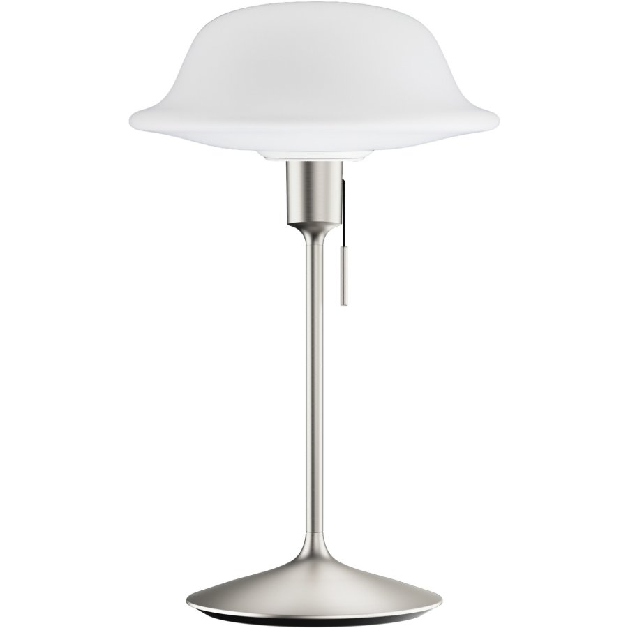 UMAGE Butler Bordlampe H54,9 cm, B�rstet St�l/Hvid