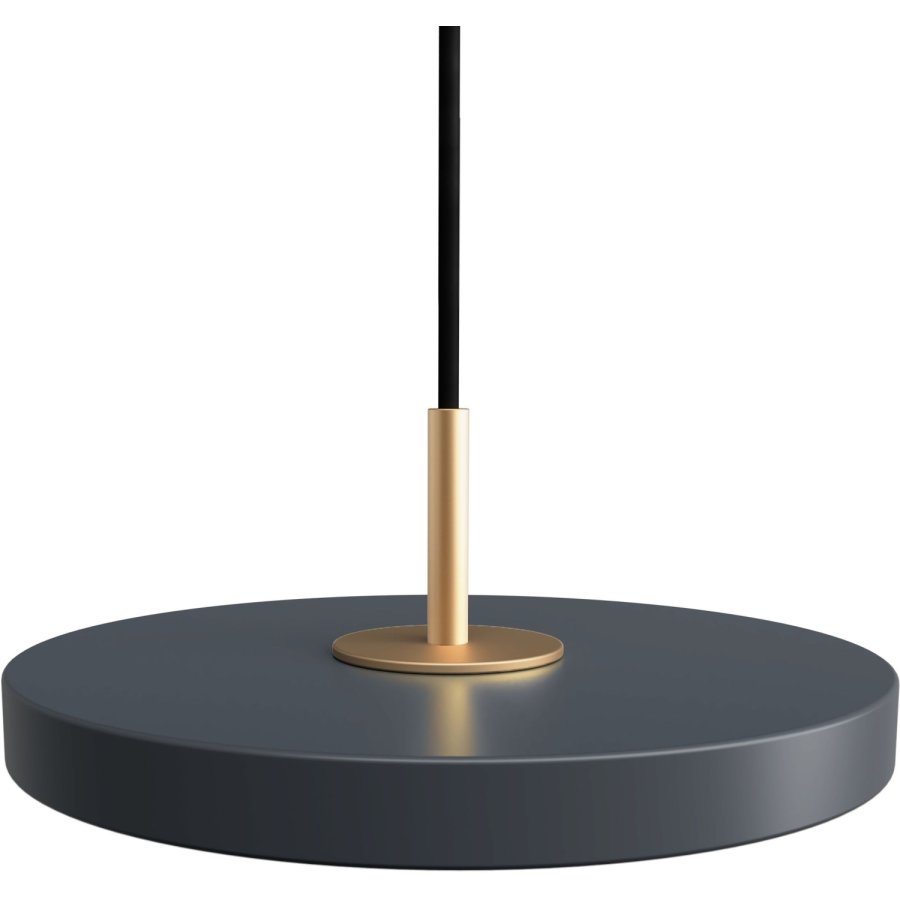 UMAGE Asteria Hanglamp �15 cm, Antracietgrijs/Messing