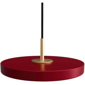 UMAGE Asteria Pendel �15 cm, Ruby Red/Messing