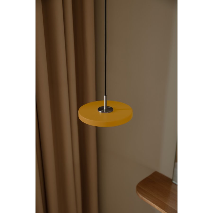 UMAGE Asteria Hanglamp �15 cm, Saffron Yellow/Messing