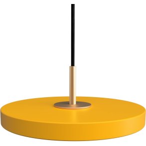UMAGE Asteria Pendel �15 cm, Saffron Yellow/Messing