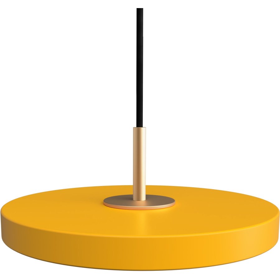 UMAGE Asteria Hanglamp �15 cm, Saffron Yellow/Messing