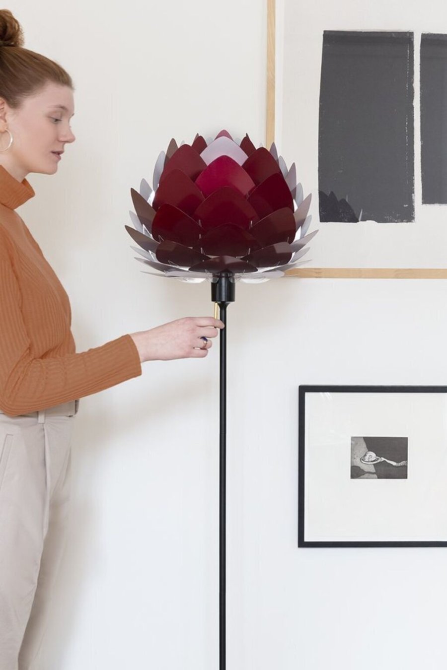 UMAGE Santé Gulvlampestander H140 cm, Sort
