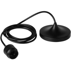 UMAGE Pro Baldachin met Leitung E27, Schwarz