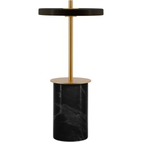 UMAGE Asteria Move Mini Trdls Bordlampe LED H25,5 cm, Sort Marmor