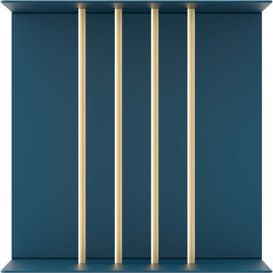 UMAGE Teaser Hylde 30x30 cm, Petrol Blue