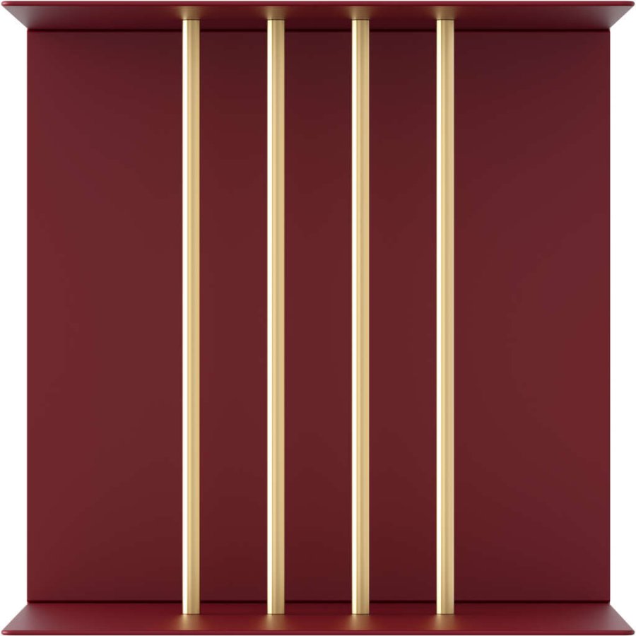 UMAGE Teaser Hylde 30x30 cm, Ruby Red