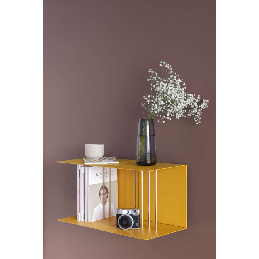 UMAGE Teaser Hylde 30x30 cm, Saffron Yellow