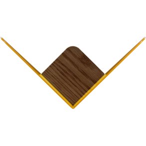 UMAGE Butterflies Wandhaken 17 cm, Saffron Yellow