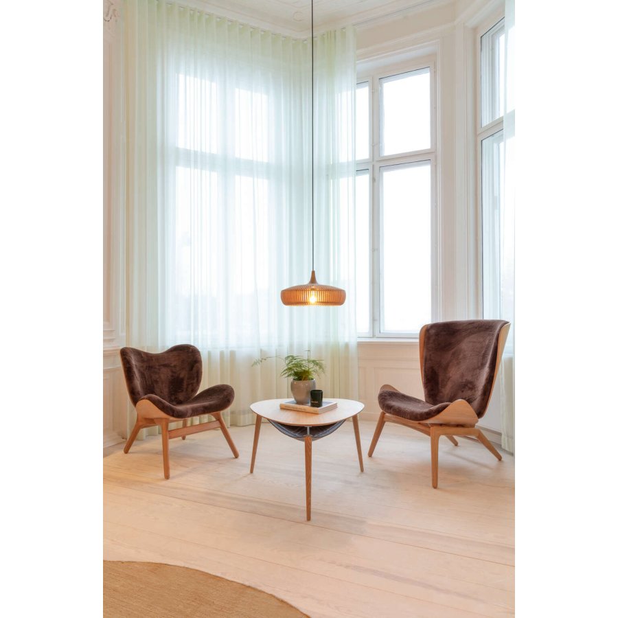 UMAGE Hang Out Sofabord 80 cm, Eg/Messing