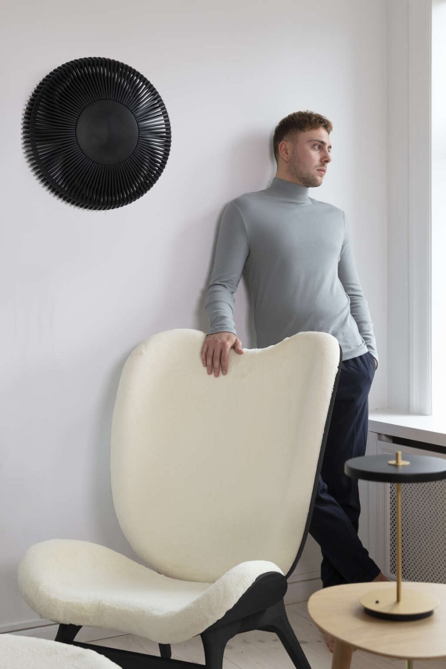 UMAGE My Spot Sidebord H59 cm, Eg/Messing